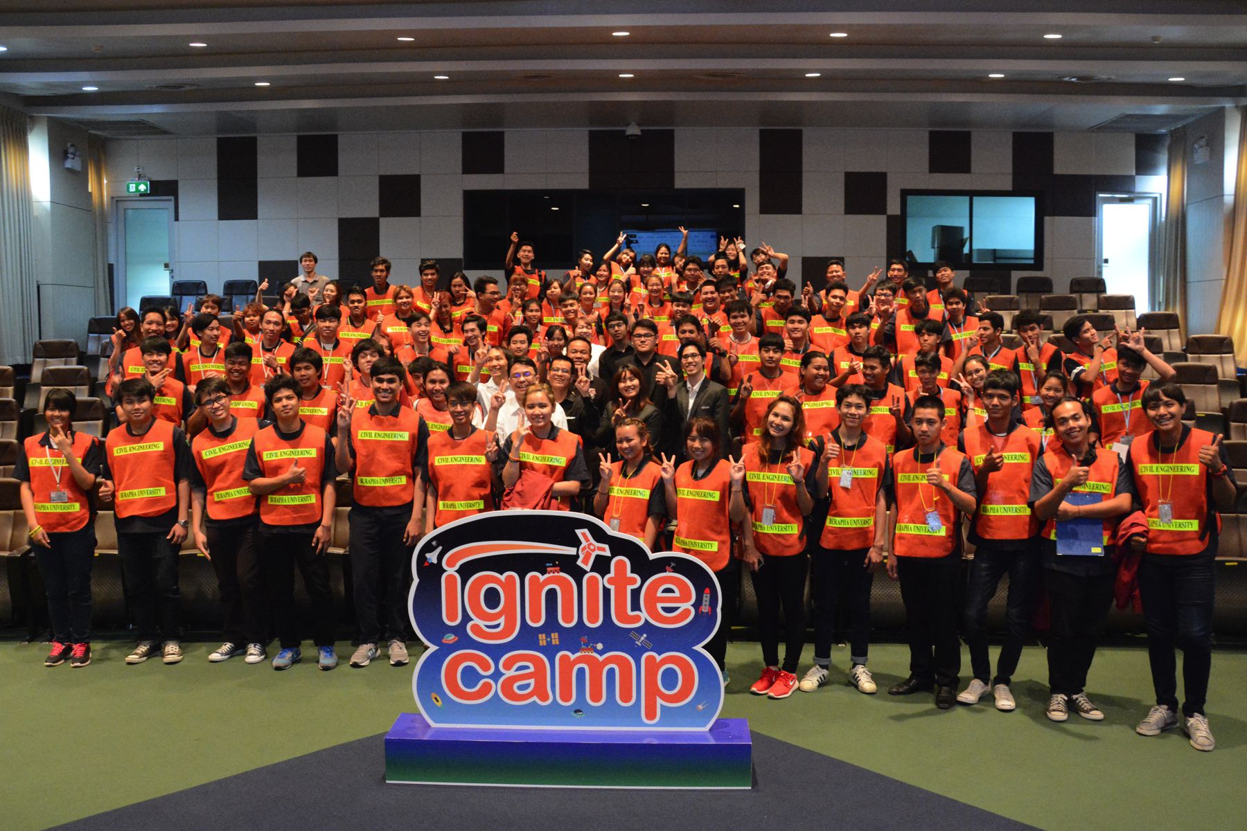 สทอภ.ร่วมมือ ม.บูรพาจัดกิจกรรม Ignite Camp2 Engineering survey and